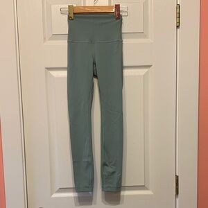 Lululemon Athletica High-Waisted Leggings - Sea Foam Green size 0 like new